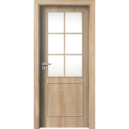 Interiérové dvere Beta.12 Dub bardolino (Otváranie Pravé, Výplň Plná drevotrieska)