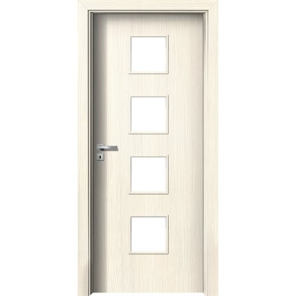 Interiérové dvere Delta.02 Woodline creme (Otváranie Pravé, Výplň Plná drevotrieska)