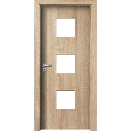 Interiérové dvere Delta.03 Dub bardolino (Otváranie Pravé, Výplň Plná drevotrieska)