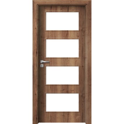 Interiérové dvere Delta.04 Dub halifax tabakový (Otváranie Pravé)