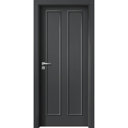 Interiérové dvere Delta.11 Diamantovo sivá (Otváranie Pravé)