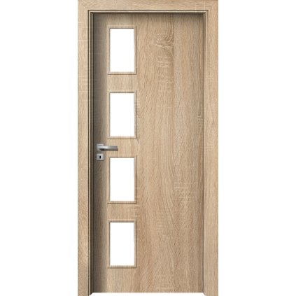 Interiérové dvere Delta.14 Dub bardolino (Otváranie Pravé, Výplň Plná drevotrieska)