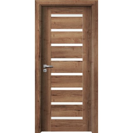 Interiérové dvere Éta.01 Dub halifax tabakový (Otváranie Pravé)