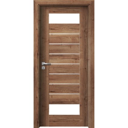 Interiérové dvere Éta.08 Dub halifax tabakový (Otváranie Pravé)