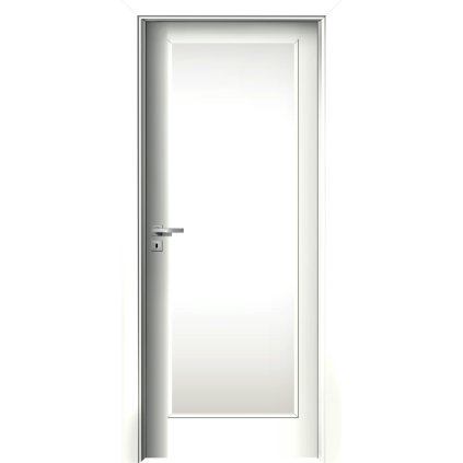 Interiérové dvere Gama.03 Biela pór (Otváranie Pravé)