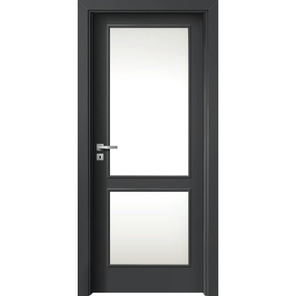 Interiérové dvere Gama.04 Diamantovo sivá (Otváranie Pravé)