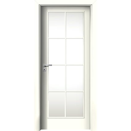 Interiérové dvere Gama.21 Biela (Otváranie Ľavé)