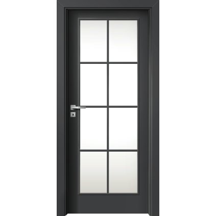 Interiérové dvere Gama.21 Diamantovo sivá (Otváranie Pravé)