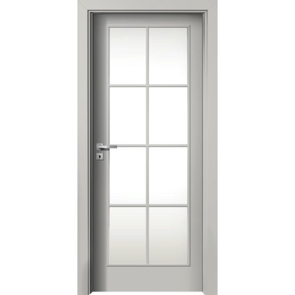 Interiérové dvere Gama.21 Sivá (Otváranie Pravé)
