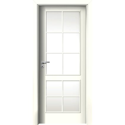 Interiérové dvere Gama.22 Biela (Otváranie Pravé)