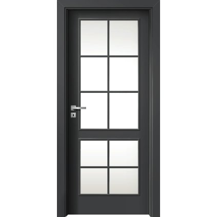 Interiérové dvere Gama.22 Diamantovo sivá (Otváranie Pravé)