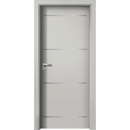 Interiérové dvere Kappa.04 Sivá (Otváranie Pravé)