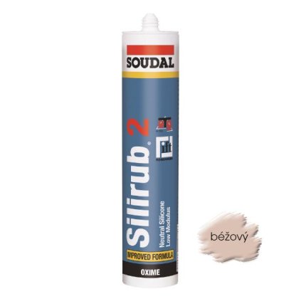 48948 silikon soudal silirub 2 beige bezovy 300 ml neutralny oxim ean 5411183001695