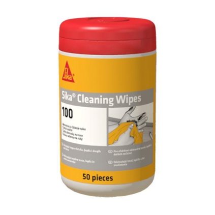 44133 utierky sika cleaning wipes 100 vlhcene 50 ks bal