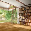 drevena podlaha parador classic 3025 dub 1744844 v interieri s kniznicou