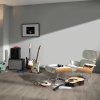 laminatova podlaha parador basic 600 dub 1744355 v interieri s gitarami