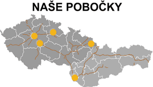 JAP POUZDRO - mapa poboček