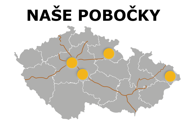 JAP POUZDRO - mapa poboček
