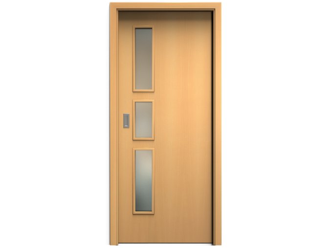 SAPELI ELEGANT KOMFORT M32 - DÝHA - POSUVNÉ DVERE VR. ZÁRUBNE - Buk