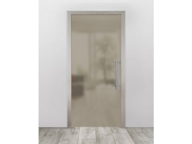 Celoskleněné dveře do pouzdra - Satinato Bronz (Průchozí výška (cm) 210, Průchozí šířka (cm) 120)