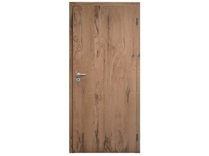 SAPELI ELEGANT KOMFORT M10 - DÝHA - OTOČNÉ DVEŘE VČ. ZÁRUBNĚ - Dub trámový (Průchozí výška (cm) 210, Průchozí šířka (cm) 90)