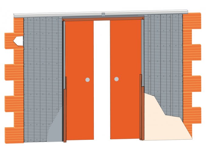 1250 mm - Stavebné puzdro JAP 711 LATENTE LINE - KOMFORT