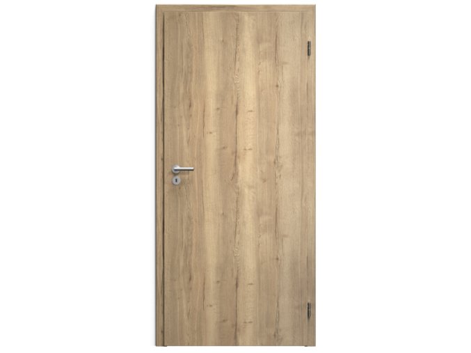 SAPELI ELEGANT KOMFORT M10 - CPL LAMINÁT - OTOČNÉ DVEŘE VČ. ZÁRUBNĚ - Dub Halifax (Průchozí výška (cm) 210, Průchozí šířka (cm) 90)