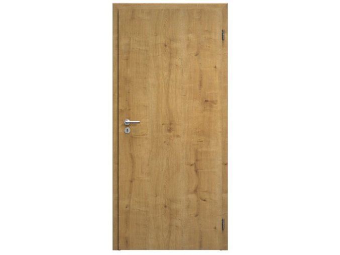 SAPELI ELEGANT KOMFORT M10 - CPL LAMINÁT - OTOČNÉ DVEŘE VČ. ZÁRUBNĚ - Dub sukatý (Průchozí výška (cm) 210, Průchozí šířka (cm) 90)