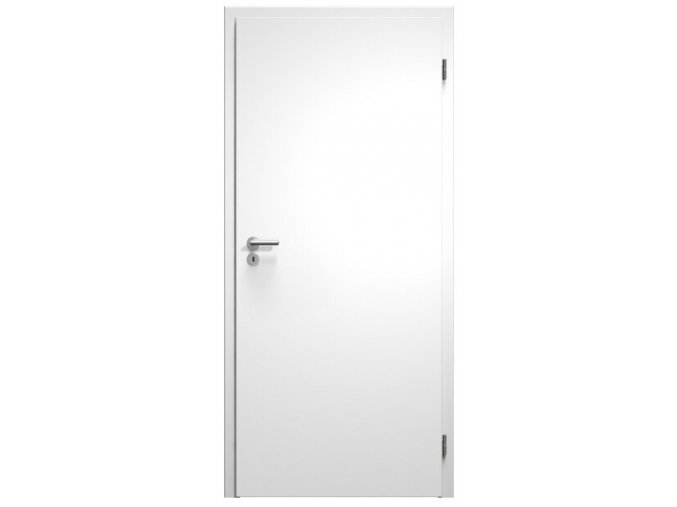 SAPELI ELEGANT KOMFORT M10 - CPL LAMINÁT - OTOČNÉ DVEŘE VČ. ZÁRUBNĚ - Bílá hladká (Průchozí výška (cm) 210, Průchozí šířka (cm) 90)