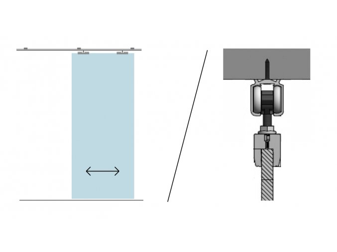 basic strop sklo