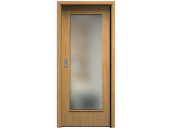 SAPELI ELEGANT PRAKTIK M40 - START - POSUVNÉ DVEŘE VČ. ZÁRUBNĚ - Dub