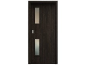 SAPELI ELEGANT KOMFORT M32 - CPL LAMINÁT - POSUVNÉ DVERE VR. ZÁRUBNE - Wenge štruktúr