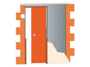 900 mm - Stavebné puzdro JAP 701 LATENTE LINE - STANDARD