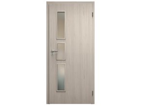 SAPELI ELEGANT KOMFORT M32 - CPL LAMINÁT - OTOČNÉ DVEŘE VČ. ZÁRUBNĚ - Borovice bílá struktur