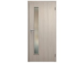 SAPELI ELEGANT KOMFORT M60 - CPL LAMINÁT - OTOČNÉ DVEŘE VČ. ZÁRUBNĚ - Borovice bílá (Průchozí výška (cm) 210, Průchozí šířka (cm) 120, typ skla Satináto bílé)