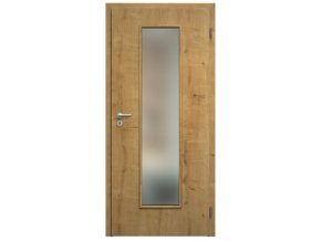 SAPELI ELEGANT KOMFORT M55 - CPL LAMINÁT - OTOČNÉ DVEŘE VČ. ZÁRUBNĚ - Dub sukatý struktur