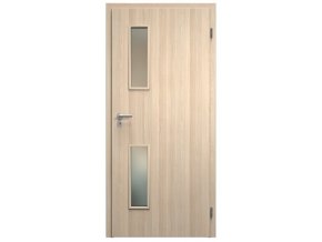 SAPELI ELEGANT KOMFORT M32 - CPL LAMINÁT - OTOČNÉ DVEŘE VČ. ZÁRUBNĚ - Jasan