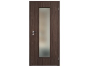 SAPELI ELEGANT KOMFORT M55 - CPL LAMINÁT - OTOČNÉ DVEŘE VČ. ZÁRUBNĚ - Ořech