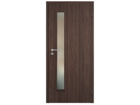 SAPELI ELEGANT KOMFORT M60 - CPL LAMINÁT - OTOČNÉ DVEŘE VČ. ZÁRUBNĚ - Ořech