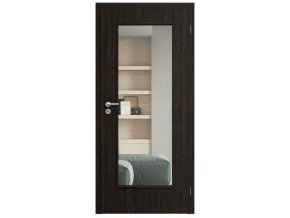 SAPELI ELEGANT KOMFORT M40 - CPL LAMINÁT - OTOČNÉ DVEŘE VČ. ZÁRUBNĚ - Wenge