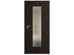 SAPELI ELEGANT KOMFORT M55 - CPL LAMINÁT - OTOČNÉ DVEŘE VČ. ZÁRUBNĚ - Wenge