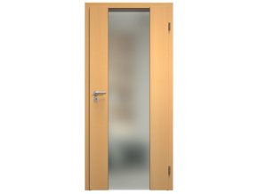 SAPELI HARMONIE KOMFORT M40 - DÝHA - OTOČNÉ DVEŘE VČ. ZÁRUBNĚ - buk (Průchozí výška (cm) 210, Průchozí šířka (cm) 90, typ skla Satináto bílé)