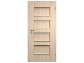 SAPELI SWING KOMFORT M19 - CPL LAMINÁT - OTOČNÉ DVEŘE VČ. ZÁRUBNĚ - Jasan (Průchozí výška (cm) 210, Průchozí šířka (cm) 90)
