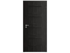 SAPELI SWING KOMFORT M19 - CPL LAMINÁT - OTOČNÉ DVEŘE VČ. ZÁRUBNĚ - Ořech královský (Průchozí výška (cm) 210, Průchozí šířka (cm) 90)