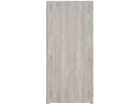 dvere plne hladke dub sedy