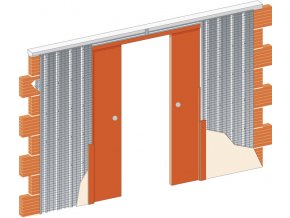 1650 mm - Stavební pouzdro JAP 715 NORMA LINE - KOMFORT - ZEĎ