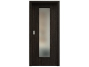 SAPELI ELEGANT KOMFORT M55 - CPL LAMINÁT - POSUVNÉ DVEŘE VČ. ZÁRUBNĚ - Wenge