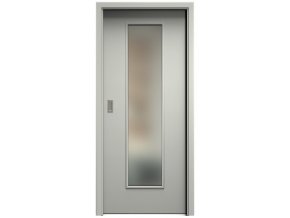 SAPELI ELEGANT KOMFORT M55 - CPL LAMINÁT - POSUVNÉ DVEŘE VČ. ZÁRUBNĚ - Šedá