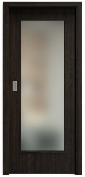 SAPELI ELEGANT KOMFORT M40 - CPL LAMINÁT - POSUVNÉ DVEŘE VČ. ZÁRUBNĚ - Wenge Průchozí šířka (cm): 120, Průchozí výška (cm): 197, Typ skla: Satináto…