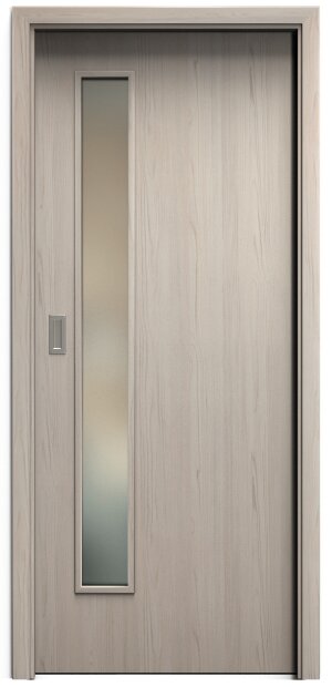 SAPELI ELEGANT KOMFORT M60 - CPL LAMINÁT - POSUVNÉ DVEŘE VČ. ZÁRUBNĚ - Borovice bílá Průchozí šířka (cm): 60, Průchozí výška (cm): 197, Typ skla:…